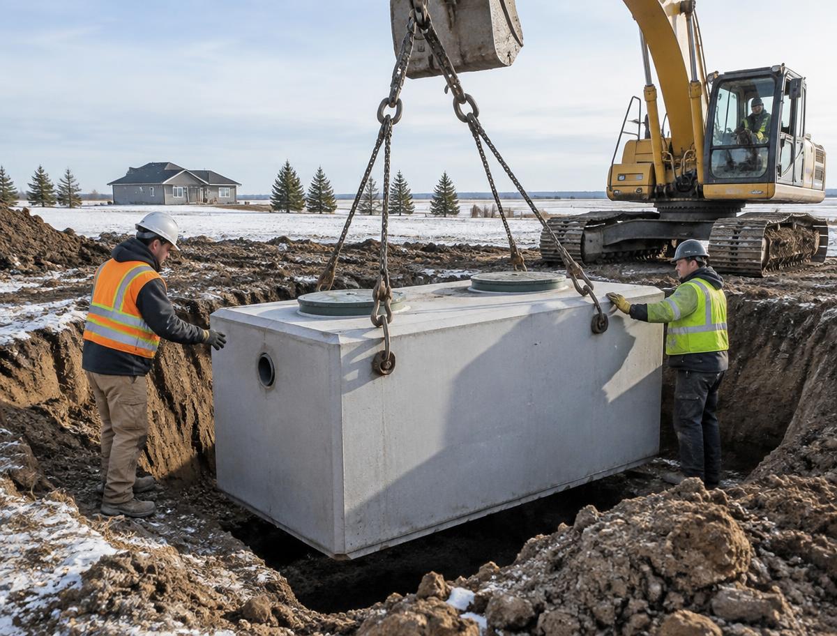 Septic tank installations